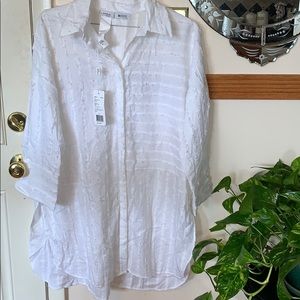 AKRIS PUNTO white blouse size 18